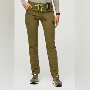 High Waisted Yola Skinny Scrub Pants